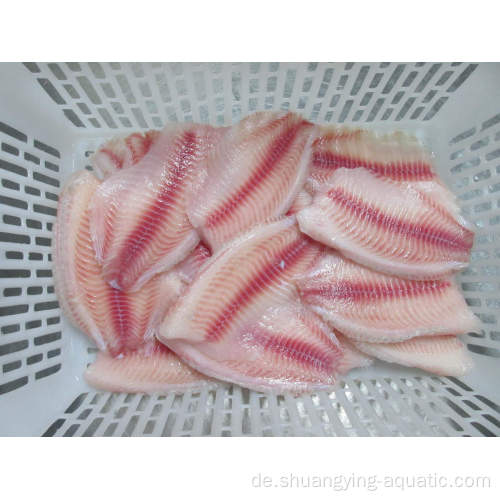 Vakuumpaket Tiefgefrorenes Tilapia-Fischfilet für Europa